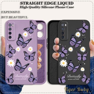 เคส Huawei Y7A P SMART 2021 Huawei Y9S Huawei Y7 2019 Y9 Prime 2019 P SMART Z Huawei Y9 สำหรับเคสโทรศัพท์ซิลิโคนปลอกอ่อนดอกเดซี่ดอกไม้ผีเสื้อคลุมทั้งหมดเคสกันกระแทก