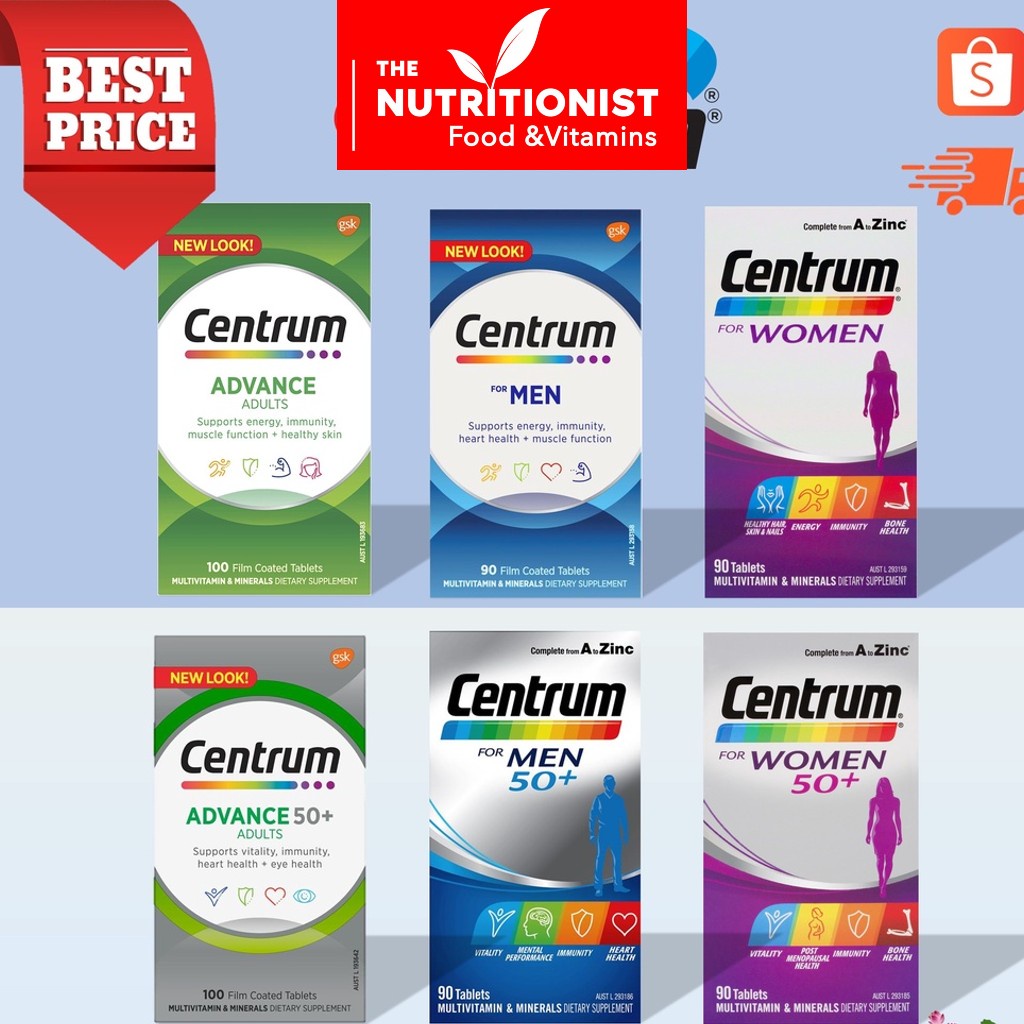 Centrum Advance Multivitamin for Men/Women วิตามินรวม