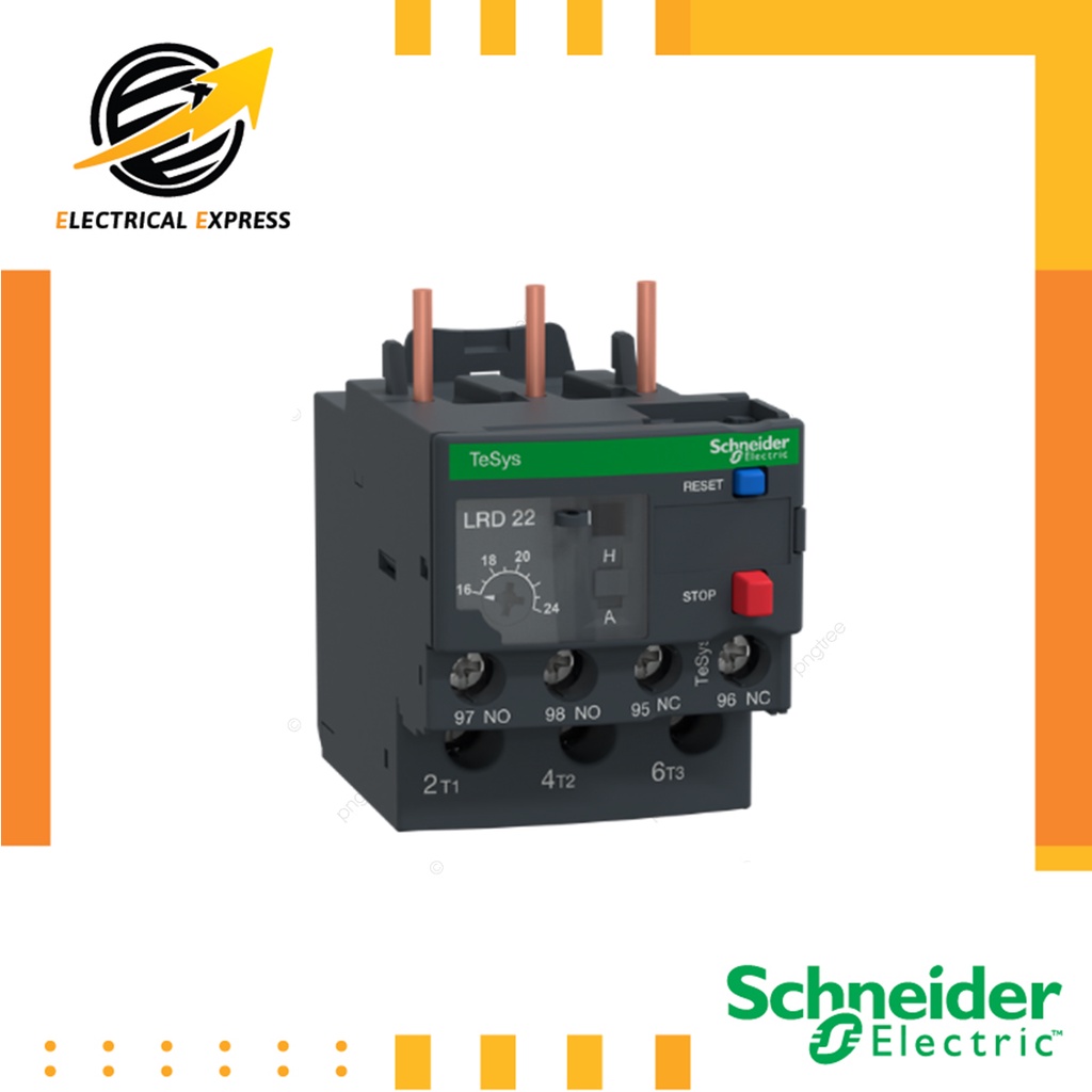 Schneider / โอเวอร์โหลดรีเรย์ / Overload Relay / LRD22