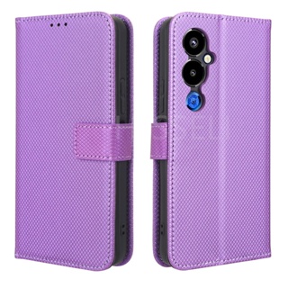 เคสโทรศัพท์หนัง PU ฝาพับ พร้อมช่องใส่บัตร สําหรับ Tecno Pova 4 Pro Tecno Pova4 4Pro