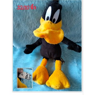 ตุ๊กตา Warner Bros Daffy Duck ลิขสิทธิ์แท้ มือสอง