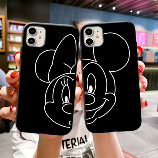 เคสโทรศัพท์มือถือแบบนิ่ม ผิวด้าน ลายเส้นมิกกี้เมาส์ สําหรับ Realme C35 C31 C25 C25S C21 C21Y C20 C17 C15 C12 C11 C3 C2 C1 2020 2021