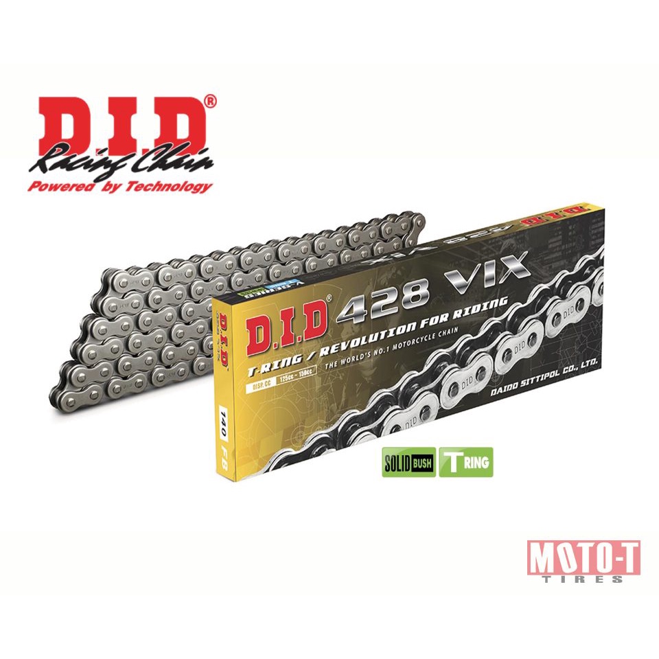 [ส่งฟรี] โซ่ DID 428 VIX (132ข้อ) สำหรับ R15 / M-Slaz / CBR150R