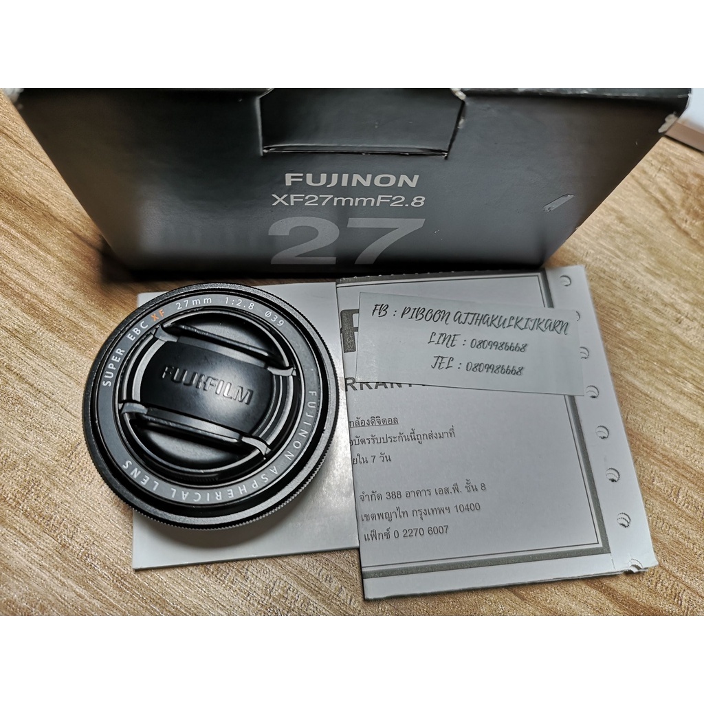 Fuji 27mm F2.8 Lens Pancake Fujifilm Fujinon