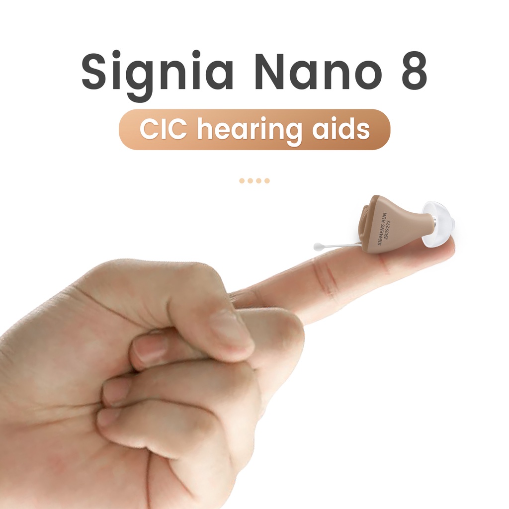 SIEMENS Signia Invisible Hearing Aids 8 Channel Programmable Digital