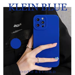 เคสโทรศัพท์มือถือคู่รัก แบบนิ่ม ลายหัวใจ สีฟ้า สําหรับ Apple Iphone 13 12promax xr xsmax 8plus 11