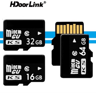 Hdoorlink การ์ดหน่วยความจํา Micro SD TF 8G 16G 32GB 64GB ความเร็วสูง สําหรับยานพาหนะ เดินทาง บันทึกข้อมูล TF โทรศัพท์ กล้องลูกเดือย