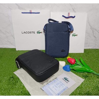 กระเป๋าสะพาย Lacoste งานoutlet +แถมถุงกระดาษแบรนด์