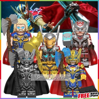 Thor Minifigures Dark Thor Odin Borson Korg Jane Foster Gorr Asgard Defender ของเล่นของขวัญมินิตัวเลข WM2417-B