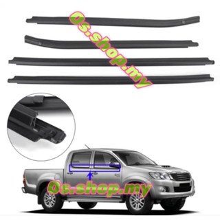 ยางนอกรถยนต์ สําหรับ Toyota Hilux KUN25 ( 2005-2015 ) Getah Luar Cermin DOOR RUBBER 2006 2007 2008 2009 2010 2011 2012