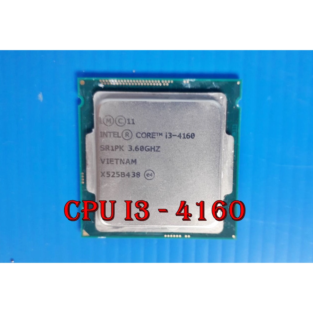 CPU ( ซีพียู ) INTEL CORE i3 4160 3.7 GHZ ( LGA 1150 ) สินค้ามือสอง รับประกันยาว 1 เดือน