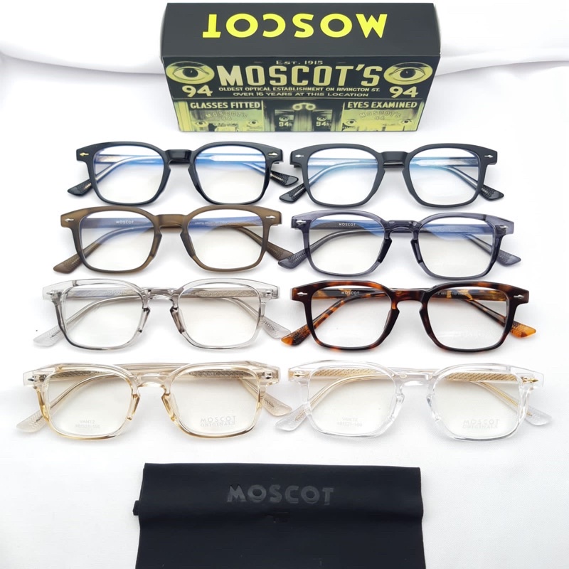 WHOLESALE UNISEX Moscot VANTZ แว่นตา/กรอบพรีเมี่ยมหนาทนทานวัสดุขนาด 48.20.150 แพ็คเกจเลนส์โฟโตโครมิก