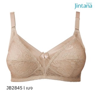 Jintana เสื้อชั้นใน (ไม่เสริมโครง) รุ่น Basic Bra รหัส JB2845 สีเบจ