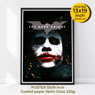 Batman - The Dark Knight Trilogy Poster 2005-2012 ( Christopher Nolan) Christian Bale, Michael Caine ภาพขนาด 33X48 cm