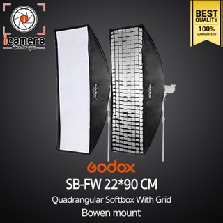 Godox Softbox SB-FW 22*90 cm. With Grid  [ Bowen Mount ] วิดีโอรีวิว , Live , ถ่ายรูปติบัตร , สตูดิโอ