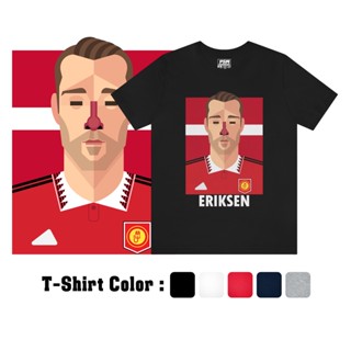 PSM เสื้อยืดลายนักฟุตบอล เสื้อลาย Eriksen แมนยูฯ 2022-23