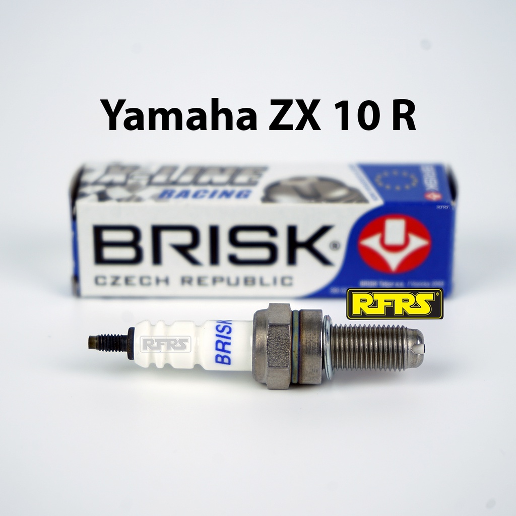 หัวเทียน BRISK X-Line 4 เขี้ยว แกนเงิน Yamaha ZX 10 R (9X01ROA) xline Spark Plug Made in EU