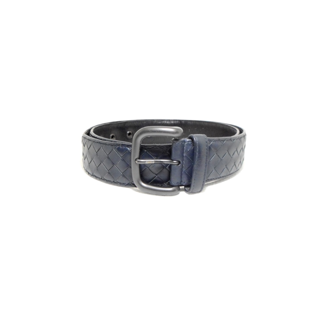 เข็มขัด Bottega Veneta Intrecciato belt sz 95 38 มือ 2 ของแท้100%