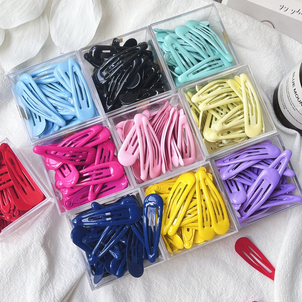 30 ชิ้น / เซต ผู้หญิง กิ๊บ ที่มีสีสัน น่ารัก รูปหยดน้ํา หวาน กิ๊บติดผม ปิ่นปักผม เลื่อน คลิป แฟชั่น เครื่องประดับผม