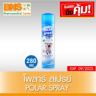 Polar Spray Eucalyptus Oil Plus 280 ml. โพลาร์ สเปรย์ สเปรย์ปรับอากาศ กลิ่นยูคาลิปตัส (สินค้าใหม่)(ส่งเร็ว) By BNS