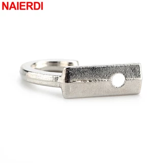 Naierdi 10 ชิ้น ตะขอโบราณ โลหะผสมสังกะสี ตะขอแขวนผนัง ขนาดเล็ก สีบรอนซ์ สําหรับกล่องเครื่องประดับไม้ เฟอร์นิเจอร์ ฮาร์ดแวร์