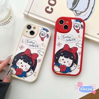 เคสโทรศัพท์มือถือ แบบนิ่ม ลายการ์ตูนเจ้าหญิงสโนว์ไวท์ ป้องกันกล้อง สําหรับ Xiaomi 12 12S Pro 12X Civi 1S Mi 11 Lite 10 10T 9T Pro 10 10S 9 Mix 4