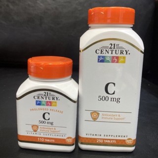 21st Century Vitamin C 500mg 110/250เม็ด