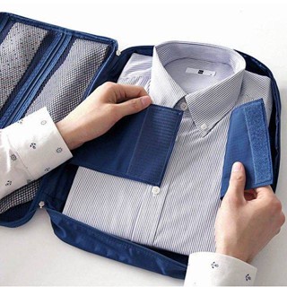 Korean Style Tie Shirt Anti-Wrinkle Buggy Bag Business Trip T-shirt Clothes Underwear Package Shirt Travel Buggy Bag 0eyH