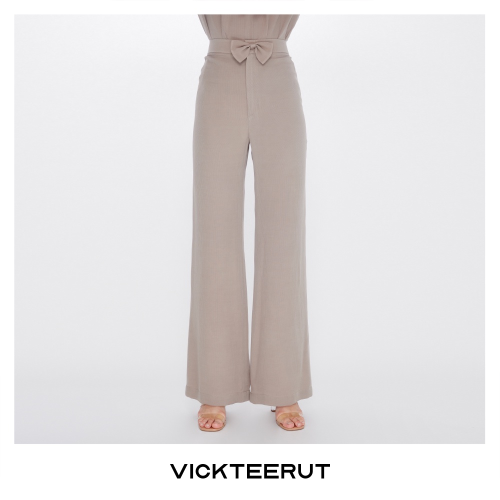 VICKTEERUT Re-Edition Flat Front Straight Leg Trousers กางเกงขายาว ทรงตรง — صورة 4