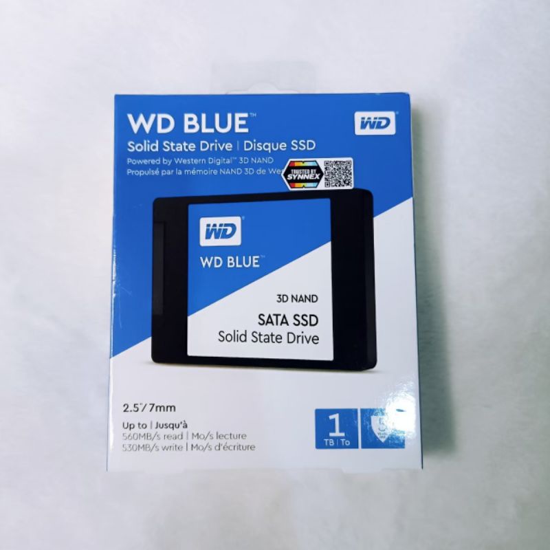 Western Digital Blue ขายดี ราคาถูก TB SSD SATA WD BLUE (WDS100T2B0A) 3D NAND 1TB