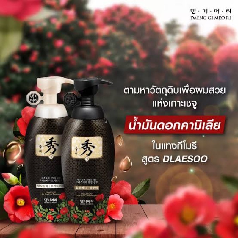แท้/ส่งไวมาก🎁 Daeng gi meo ri DLAESOO Anti-Hair Loss shampoo 400ml แชมพูสมุนไพร แชมพูเกาหลี ลดผมร่วง - รูปที่ 6