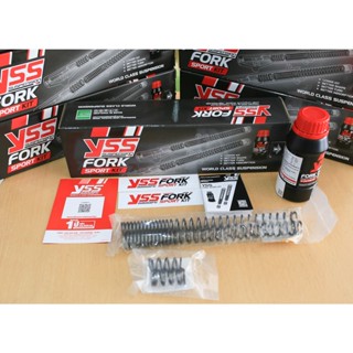 สปริงหน้าโหลด YSS FORK SPORT KIT N-MAX 155 20 โหลด1.5