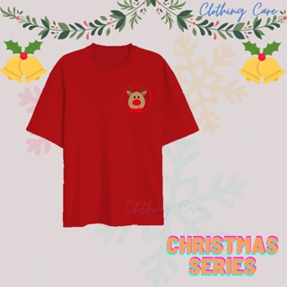 T-KATUN PRIA T-shirt Adult Christmas Tops For Women Men T-Shirts Couple Christmas T-Shirts Merry Christmas T-Shirts San