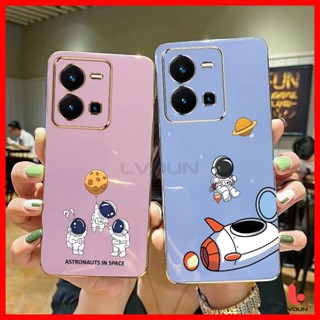 เคส Vivo Y35 Y31 Y51 Y51S Y30 Y50 Y22 Y22S Y15S Y15A Y01 Y01 Y16 Y19 Astronaut Soft Case 2B-XQ