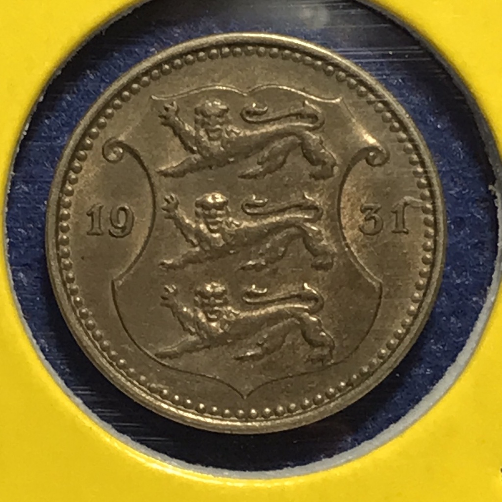 No.60902 ปี1931 ESTONIA เอสโทเนีย 10 SENTI เหรียญสะสม เหรียญต่างประเทศ เหรียญเก่า หายาก ราคาถูก