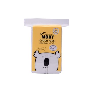 Moby Cotton Pads : โมบี้ สำลีแผ่นเล็ก รีดขอบ x 1 ชิ้น alyst