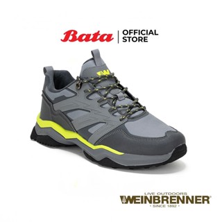 Bata บาจา รองเท้าผ้าใบ (สนีคเคอร์)ชายแบบผูกเชือกรองเท้าหุ้มส้น รองเท้าผ้าใบลำลอง รองเท้าลำลองชายแบบผูกเชือก  รุ่น KAILAS สีเทา 8302808