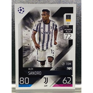 Alex Sandro การ์ดนักฟุตบอล 22/23 การ์ดสะสม Juventus การ์ดนักเตะ ยูเวนตุส