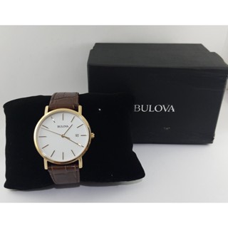 นาฬิกา BULOVA MENS 97B100 QUARTZ พร้อมกล่อง (ใหม่มีตำหนิ)