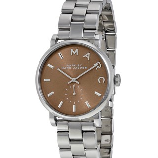 MARC BY MARC JACOBSBaker Brown Dial Stainless Steel Ladies Watch MBM3329