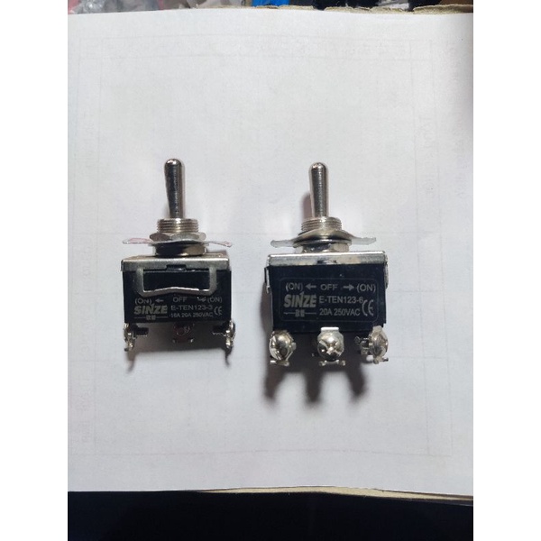 สวิตช์ฟื้นฟู ON/ON 20A ชนิด 3P/6P