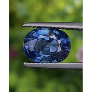 ไพลิน (Blue Sapphire) 2.95 กะรัต (Cts.) พร้อมใบเซอร์ พลอยแท้ อัญมณีมงคลประจําวันเกิด เครื่องประดับพลอย