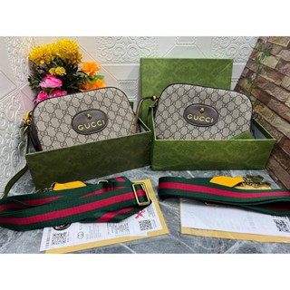 พร้อมส่ง ✅🔰กระเป๋าสะพายข้างมีสาย สปอร์ต💯 guccisize 10” ‼️❎❎ แถมฟรีถุงผ้า💯🔥แถมกล่อง🔥🔥