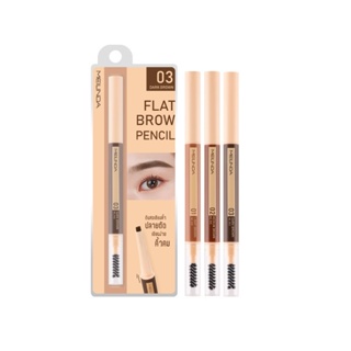 Mei Linda Flat Brow Pencil #MC3113 : meilinda เมลินดา แฟลท บราว เพนซิล ดินสอเขียนคิ้ว x 1 ชิ้น alyst