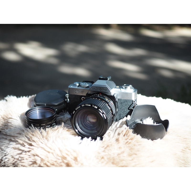 กล้องฟิล์ม Minolta x-7 + เลนส์ MD ZOOM 35-70mm f3.5 (Rare!!)
