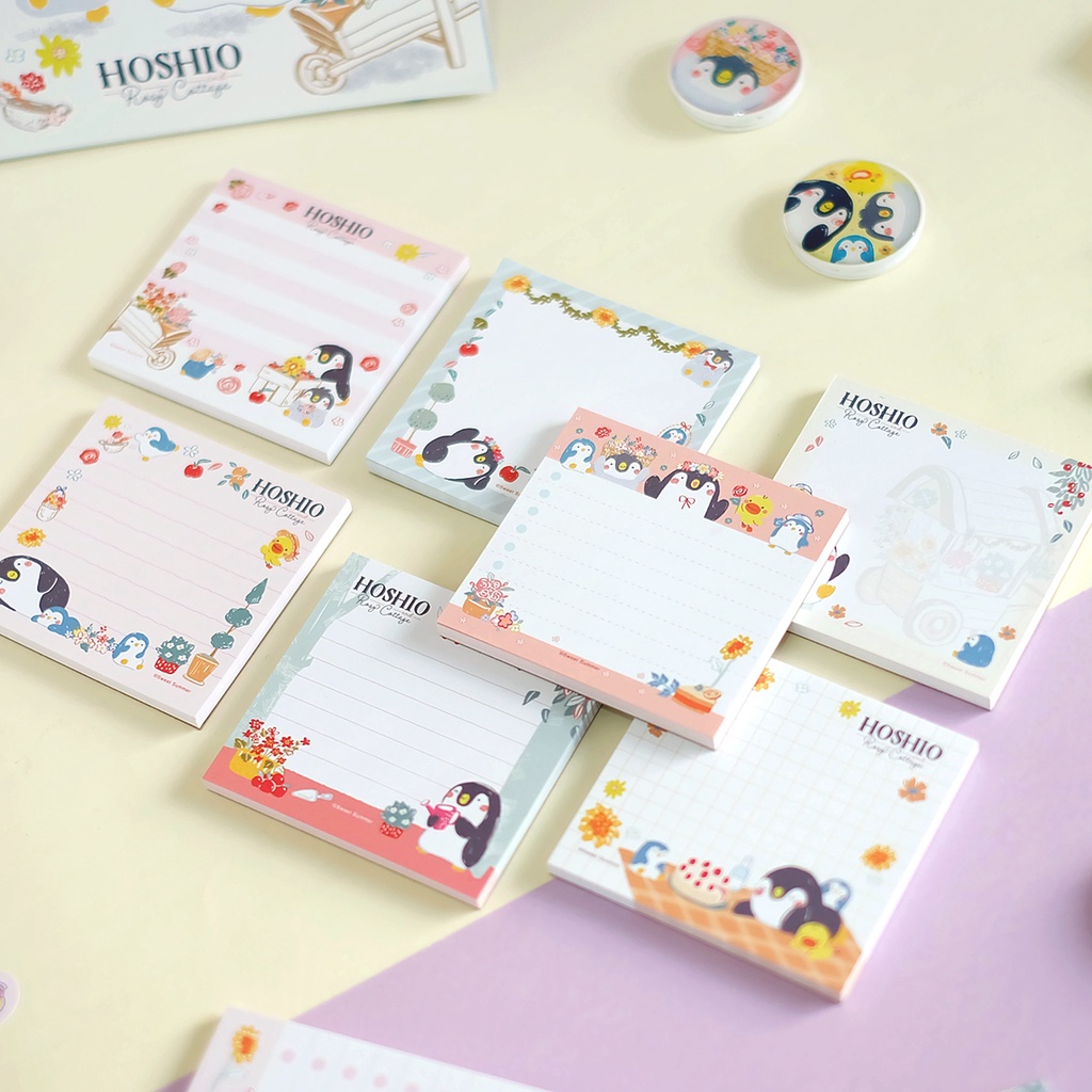 สวีทซัมเมอร์ : กระดาษก้อน Memo NP2605 : ลาย Hoshio มีให้เลือกทั้งหมด 2 ลาย