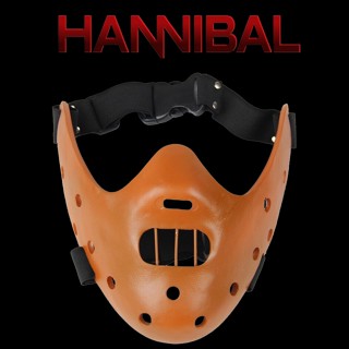 หน้ากาก Mask Red Dragon กำเนิดอำมหิต Hannibal Lecter ฮันนิบาล เล็กเตอร์ สีน้ำตาล วัสดุไฟเบอร์กลาส Fiberglass Party