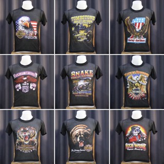 เสื้อยืดฮาเล่ผ้าบาง3D EMBLEM ผ้ามุ้ง เสื้อยืดวินเทจ [S/M/L/XL]