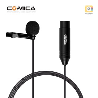 Comica CVM-V02O ไมโครโฟนคอนเดนเซอร์ ปลั๊ก XLR รองรับ 48V Phantom Power สําหรับกล้องบันทึกวิดีโอ