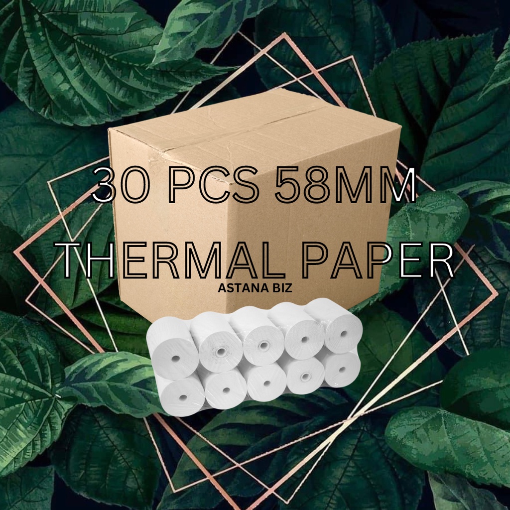 THERMALT กระดาษม้วน 58MM 30PCS